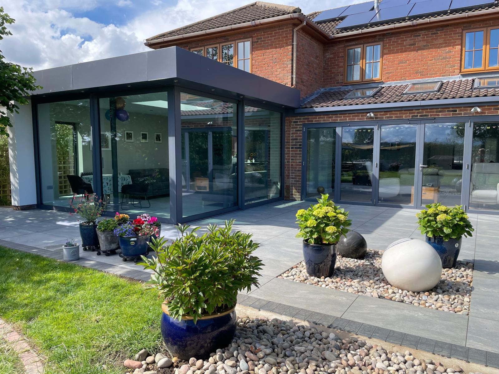 Completed Ablewood extension and patio