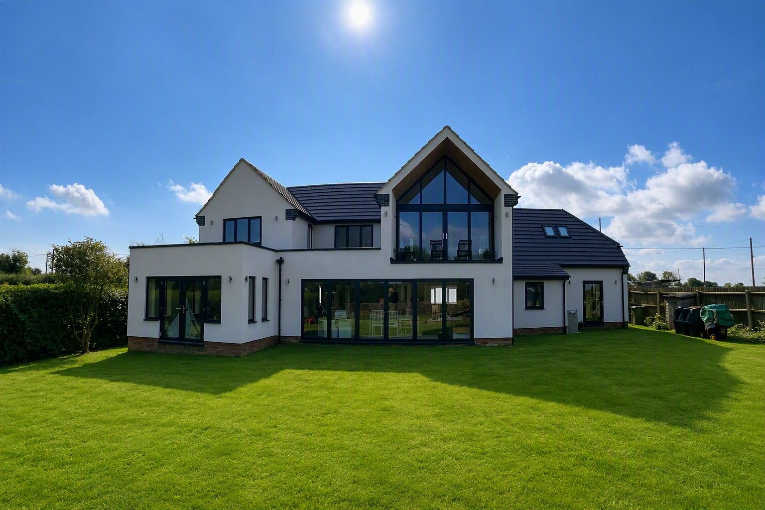 Completed Ablewood new build and rear garden